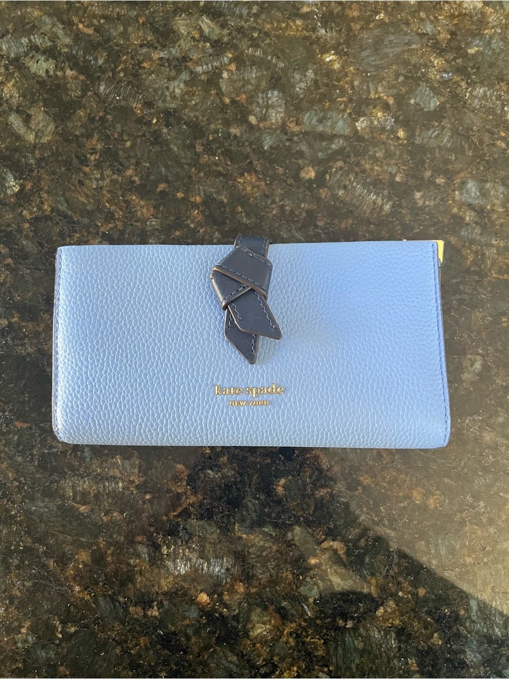 Kate Spade Knott Colorblocked Zip Slim Wallet